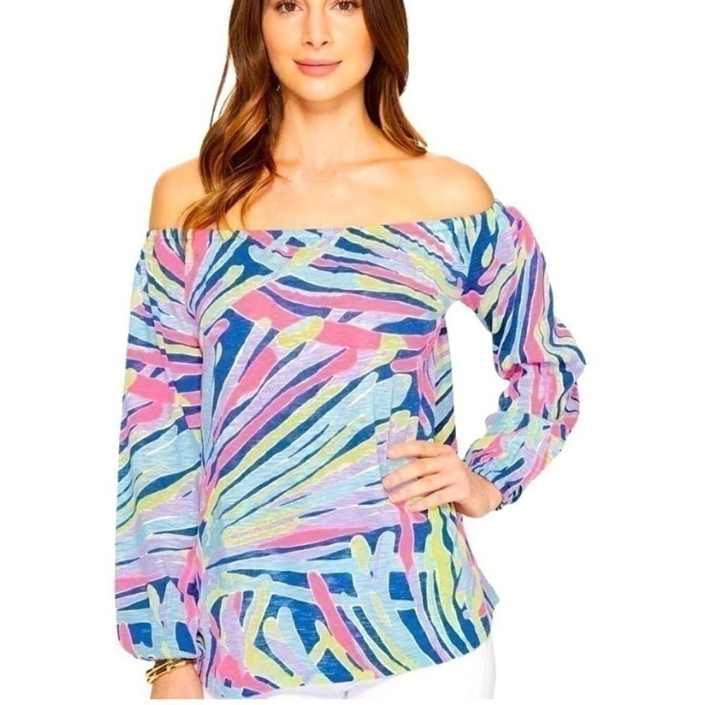 Lilly Pulitzer Enna Off Shoulder Top